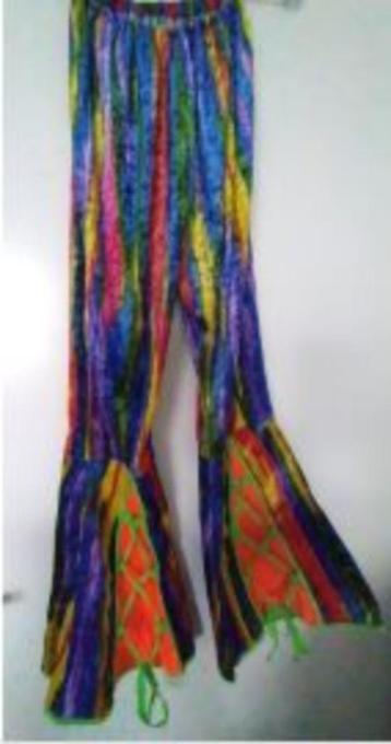 Flower Power, Disco, Hippie broek mt 164 beschikbaar voor biedingen