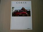 Opel Corsa o.a. GSi 10 / 1991 20 pag., Verzenden, Zo goed als nieuw, Opel