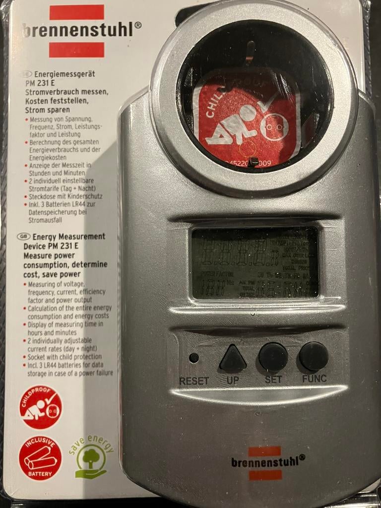 Stroom verbruik meter nieuw, Ophalen, Nieuw