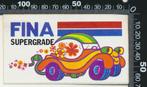 Sticker: Fina - Supergrade, Auto of Motor, Verzenden