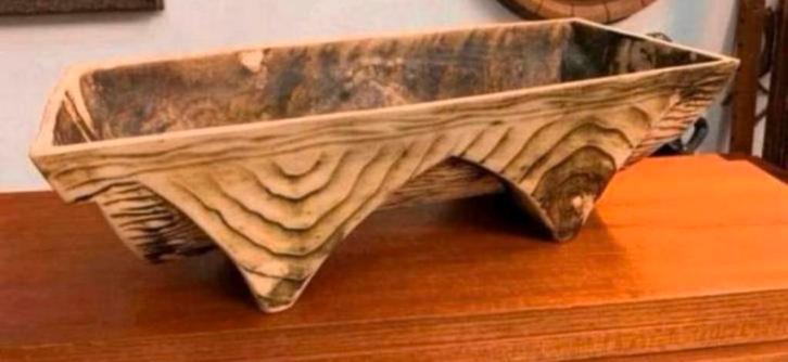 Bloempot vintage cactuspot bloempot jaren 60., Tuin en Terras, Bloempotten, Ophalen of Verzenden