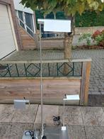 Vintage Vloerlamp met Drie Lampen, Huis en Inrichting, Lampen | Vloerlampen, Gebruikt, Vintage, Ophalen of Verzenden, Metaal