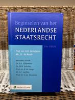 Beginselen van het Nederlands staatsrecht, Ophalen of Verzenden, Zo goed als nieuw, Sociale wetenschap