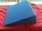 Ergonomisch kussen knie/rug, Ophalen, Eenpersoons, Blauw, Zo goed als nieuw