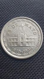 1 Peso 1960 Argentinië, mei revolutie, Postzegels en Munten, Munten | Amerika, Ophalen of Verzenden, Zuid-Amerika, Losse munt