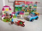 Lego friends juniors boerderij 10746 compleet met boekje, Ophalen of Verzenden, Gebruikt, Complete set, Lego