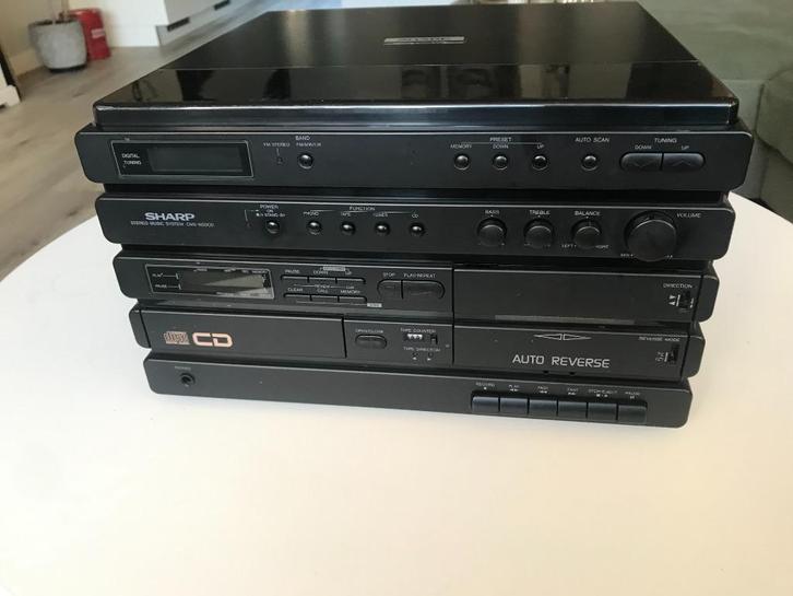 Sharp SG-N50CD Stereo System, platenspeler, Audio, Tv en Foto, Platenspelers, Gebruikt, Overige merken, Ophalen of Verzenden