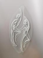 Glazen schaal abstracte figuren dans Bernadette Leijdekkers, Verzenden