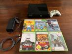 Xbox 360 Slim 250GB + controller + games, Ophalen, Zo goed als nieuw, Met 1 controller, 250 GB