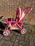 Poppenwagen voor 2 poppen - 74cm hoog, Ophalen, Gebruikt, Jongen of Meisje