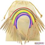 Ronde breinaalden 40 cm - breinaaldenset 18 maten, Ophalen of Verzenden, Nieuw, Breien, Naald