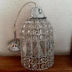 hanglampje kristallen pegels, Huis en Inrichting, Lampen | Hanglampen, Ophalen, Zo goed als nieuw, Glas, Minder dan 50 cm