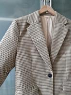 Blazer jas beige H&M maat L als nieuw, H&M, Beige, Maat 42/44 (L), Ophalen of Verzenden