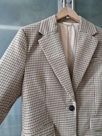 Blazer jas beige H&M maat L als nieuw  beschikbaar voor biedingen