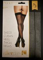 Zwarte Queen Size Kousen - Nieuw, Kleding | Dames, Leggings, Maillots en Panty's, Zwart, Nieuw, Overige maten, Ophalen of Verzenden