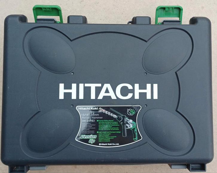 Hitachi DH24PB3 Boorhamer - Zo goed als nieuw!, Doe-het-zelf en Verbouw, Gereedschap | Boormachines, Zo goed als nieuw, Boor- en/of Breekhamer