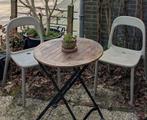 2x beige stoelen IKEA Urban, Tuin en Terras, Tuinstoelen, Ophalen, Gebruikt, Kunststof