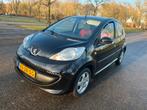 Peugeot 107 1.0 12V 5DR automaat 2008 Zwart NW APK IZGST !, Auto's, Stof, Metallic lak, 4 stoelen, Origineel Nederlands