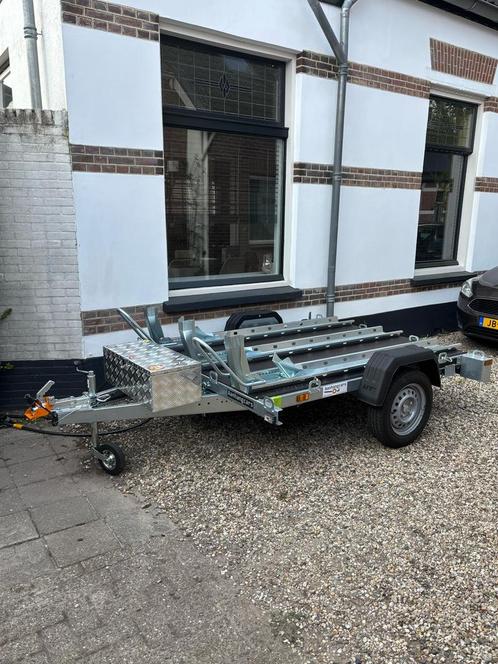 TE HUUR motoraanhanger Apeldoorn, Auto diversen, Aanhangers en Bagagewagens, Zo goed als nieuw, Ophalen