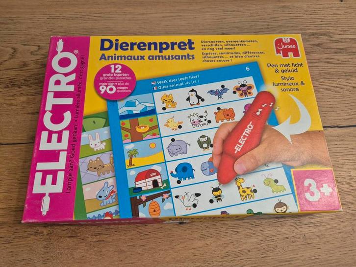 Electro Spel Dieren 3+ - Compleet met 12 Thema's, Kinderen en Baby's, Speelgoed | Overig, Jongen of Meisje, Ophalen of Verzenden