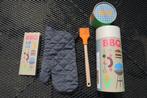 Barbecue barbeque bbq kookboek handschoen kwast nieuw koker, Ophalen of Verzenden, Nieuw, Hema