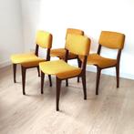 Set van 4 vintage stoelen - Ico en Luisa Parisi - MIM, Huis en Inrichting, Gebruikt, Stof, Ophalen