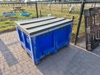 Palletbox met deksel, Tuin en Terras, Bergingen en Tuinkasten, Ophalen, Gebruikt, Kunststof