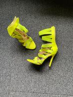 Neon groene hakken, Kleding | Dames, Schoenen, Verzenden, Zo goed als nieuw, Schoenen met hoge hakken, Groen