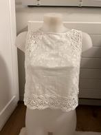 Witte crop top van de Zara/ maat S, Ophalen of Verzenden, Zo goed als nieuw, Maat 36 (S), Wit