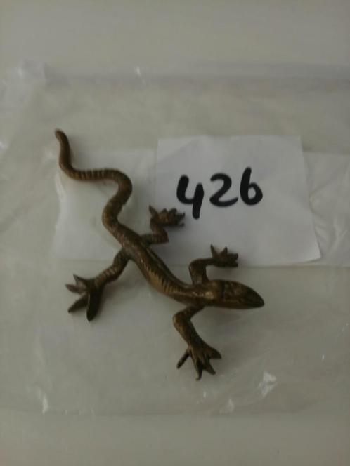 koperen salamander igst 14cm, Antiek en Kunst, Antiek | Koper en Brons, Koper, Ophalen of Verzenden