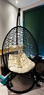 Swing stoel xenos zwart, Huis en Inrichting, Stoelen, Ophalen, Zwart, Zo goed als nieuw, Metaal