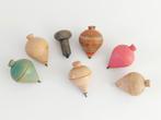 Vintage houten tollen Set van 7, Antiek en Kunst, Ophalen