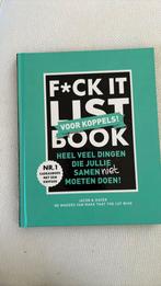 Jacob & Haver - F*CK-it list book voor koppels, Ophalen of Verzenden, Zo goed als nieuw, Jacob & Haver