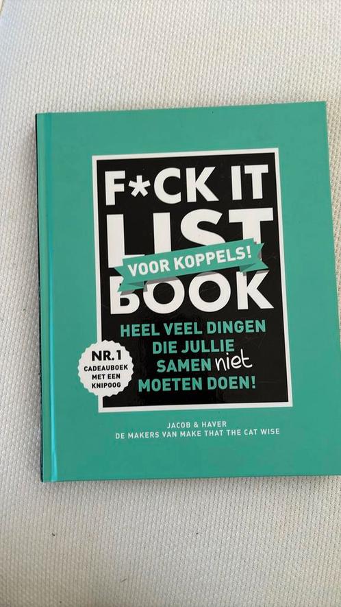 Jacob & Haver - F*CK-it list book voor koppels, Boeken, Overige Boeken, Zo goed als nieuw, Ophalen of Verzenden