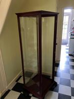 Vitrinekast hout met glas, Ophalen, 25 tot 50 cm, Glas, 50 tot 100 cm
