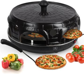 CuisineKing Pizza Oven Black Edition - 6 Personen  beschikbaar voor biedingen