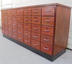 Ladekast  apothekerskast  winkelkast toonbank vintage, Gebruikt, 5 laden of meer, 150 tot 200 cm, Ophalen of Verzenden