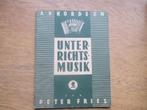 Akkordeon unterrichtsmusik -peter fries-, Ophalen of Verzenden, Zo goed als nieuw, Artiest of Componist, Populair