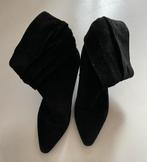 Peter Kaiser. Zwart suede laars. Halfhoog. Maat 6,5, Ophalen of Verzenden, Zo goed als nieuw, Zwart