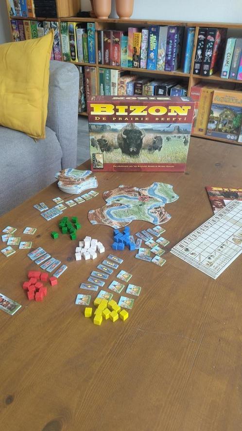 Bizon - Bordspel, Hobby en Vrije tijd, Gezelschapsspellen | Bordspellen, Zo goed als nieuw, Een of twee spelers, Drie of vier spelers