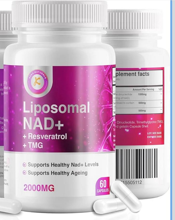 4x Pure NAD Trans-Resveratrol TMG 2000mg 3-in-1 60 Capsules, Sport en Fitness, Gezondheidsproducten en Wellness, Nieuw, Overige typen