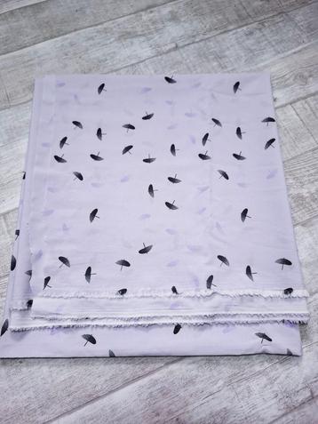 Lila paarse dunne stof polyester paraplu beschikbaar voor biedingen