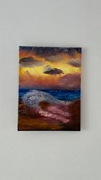 Te koop: Schilderij – Zonsondergang aan Zee, Antiek en Kunst, Kunst | Schilderijen | Abstract, Ophalen