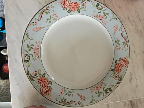 Rose garden pizzabord en slakom, Huis en Inrichting, Keuken | Servies, Zo goed als nieuw, Bord(en), Overige stijlen, Ophalen of Verzenden