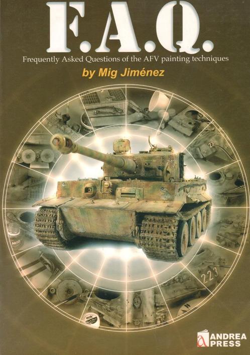 F. A. Q. 1 AFV Painting Techniques Mig Jiménez, Hobby en Vrije tijd, Modelbouw | Auto's en Voertuigen, Auto, Groter dan 1:32, Verzenden