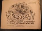 Antiek muziekboek Très-Jolie suite de Valses,Emil Waldteufel, Ophalen of Verzenden
