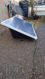 3x Zonnepaneel 190wp- Gebruikt bijpassende bak voor plat dak, Ophalen, Gebruikt