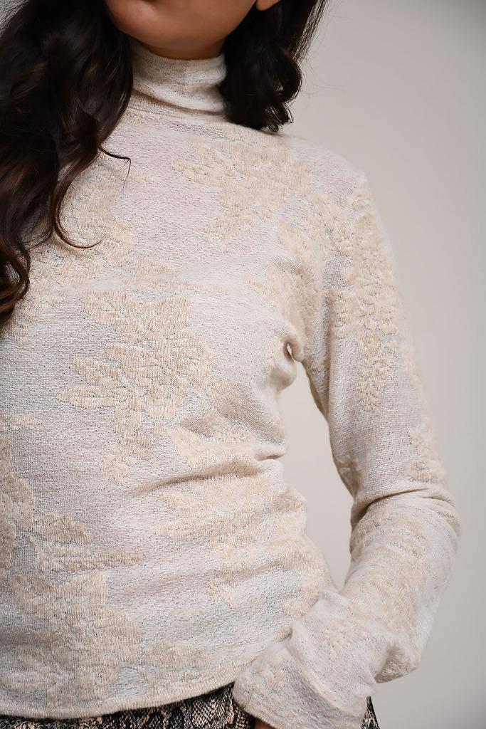 Nieuwe Ganni top/ pullover, Kleding | Dames, Truien en Vesten, Nieuw, Maat 42/44 (L), Beige, Ophalen of Verzenden