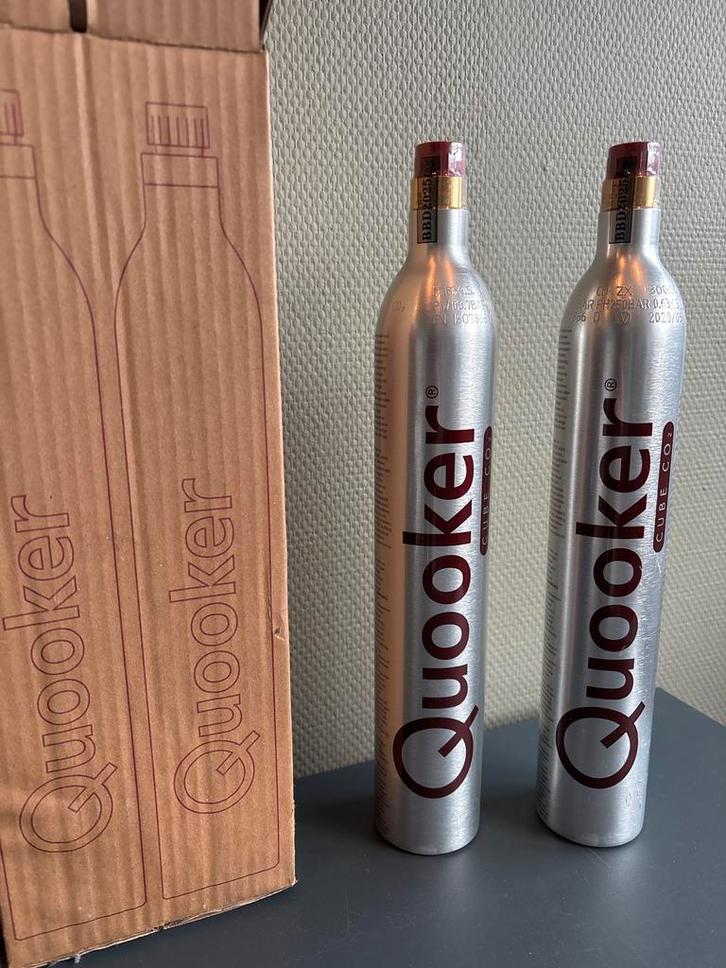 2x Gevulde Quooker CUBE CO2 Cilinders - Nieuw, Witgoed en Apparatuur, Bruiswatermachines, Nieuw, Ophalen of Verzenden