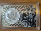 Canada 5 $ 2017 "Maple Leaf" Limited Edition 1 OZ Zilver., Postzegels en Munten, Munten | Amerika, Zilver, Ophalen of Verzenden